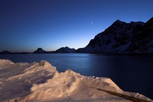 Stamsund at night