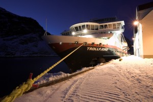 MS Trollfjord in Stamsund
