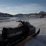 Snowscooter in Harstad
