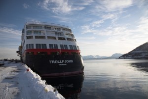 MS Trollfjord in Harstad