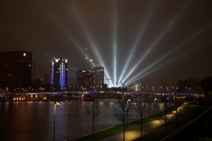 Skyline Frankfurt Luminale 2008